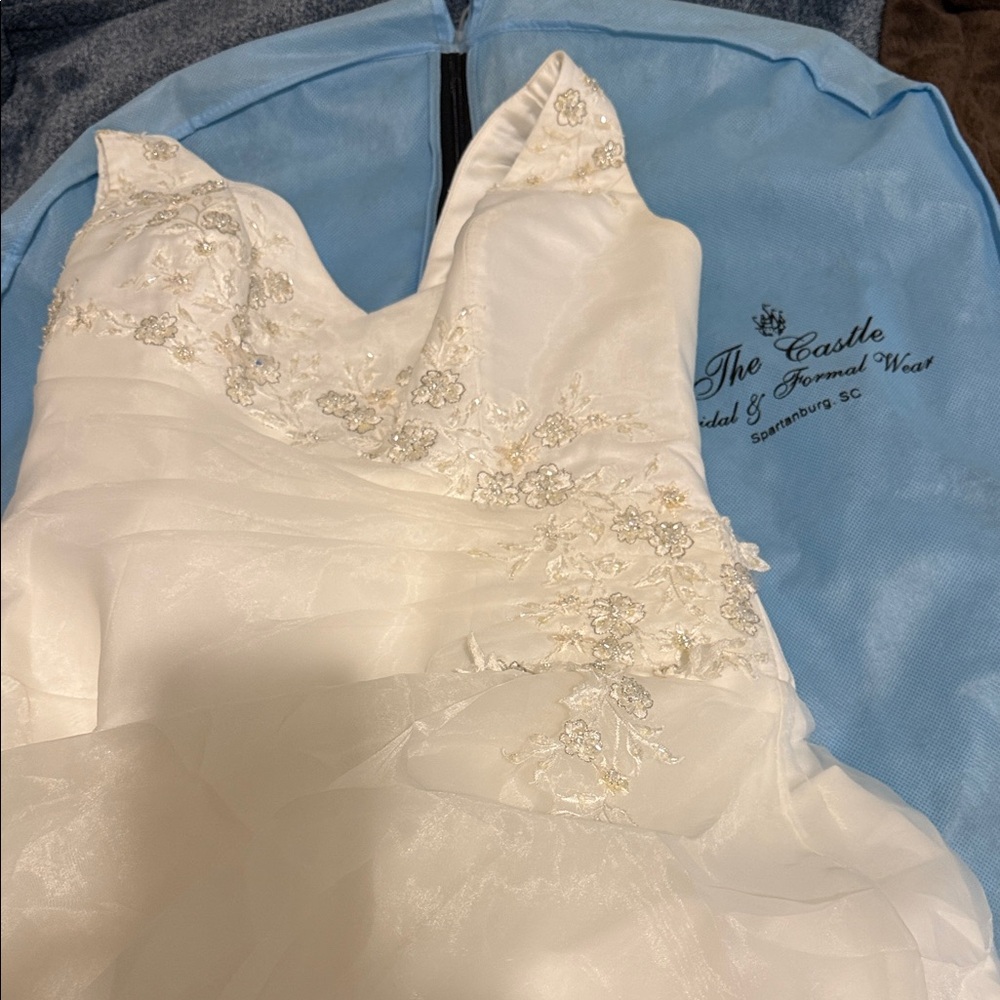 Elegant White Wedding Dress by The Castle